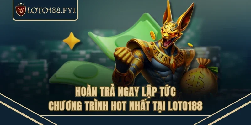 Hoàn Trả Ngay Lập Tức - Chương Trình Hot Nhất Tại LOTO188