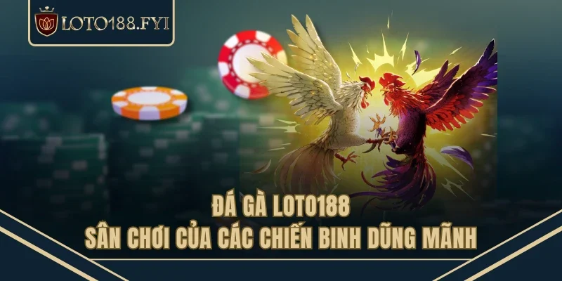 Đá gà LOTO188 - Sân chơi của các chiến binh dũng mãnh