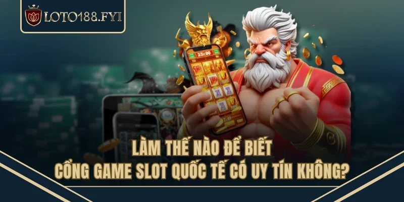 Làm thế nào để biết cổng game slot quốc tế có uy tín không?