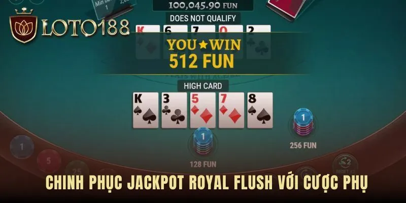 Cược Phụ là chiến lược săn Caribbean Stud Royal Flush